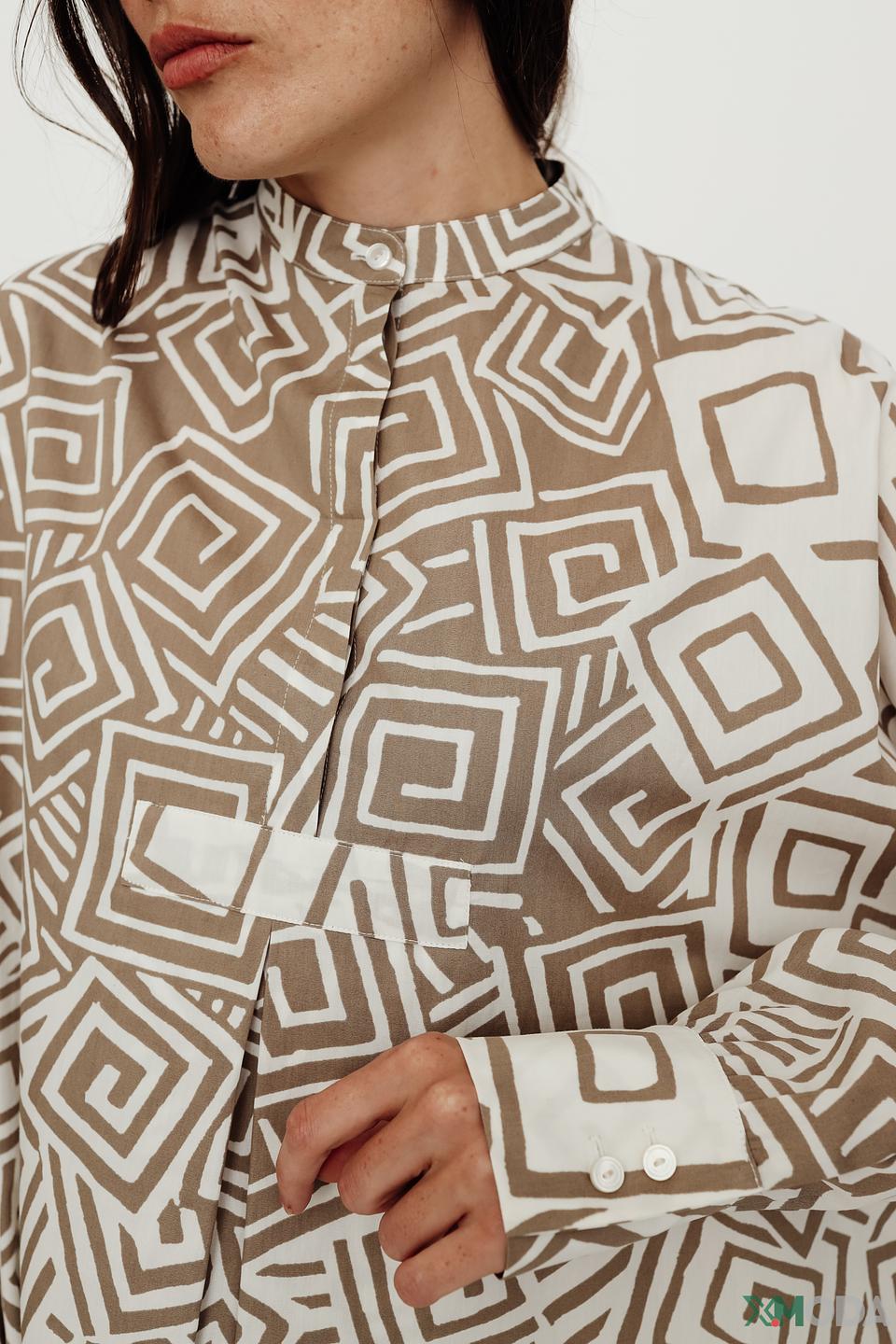 Платье Manila Grace с геометрическим принтом