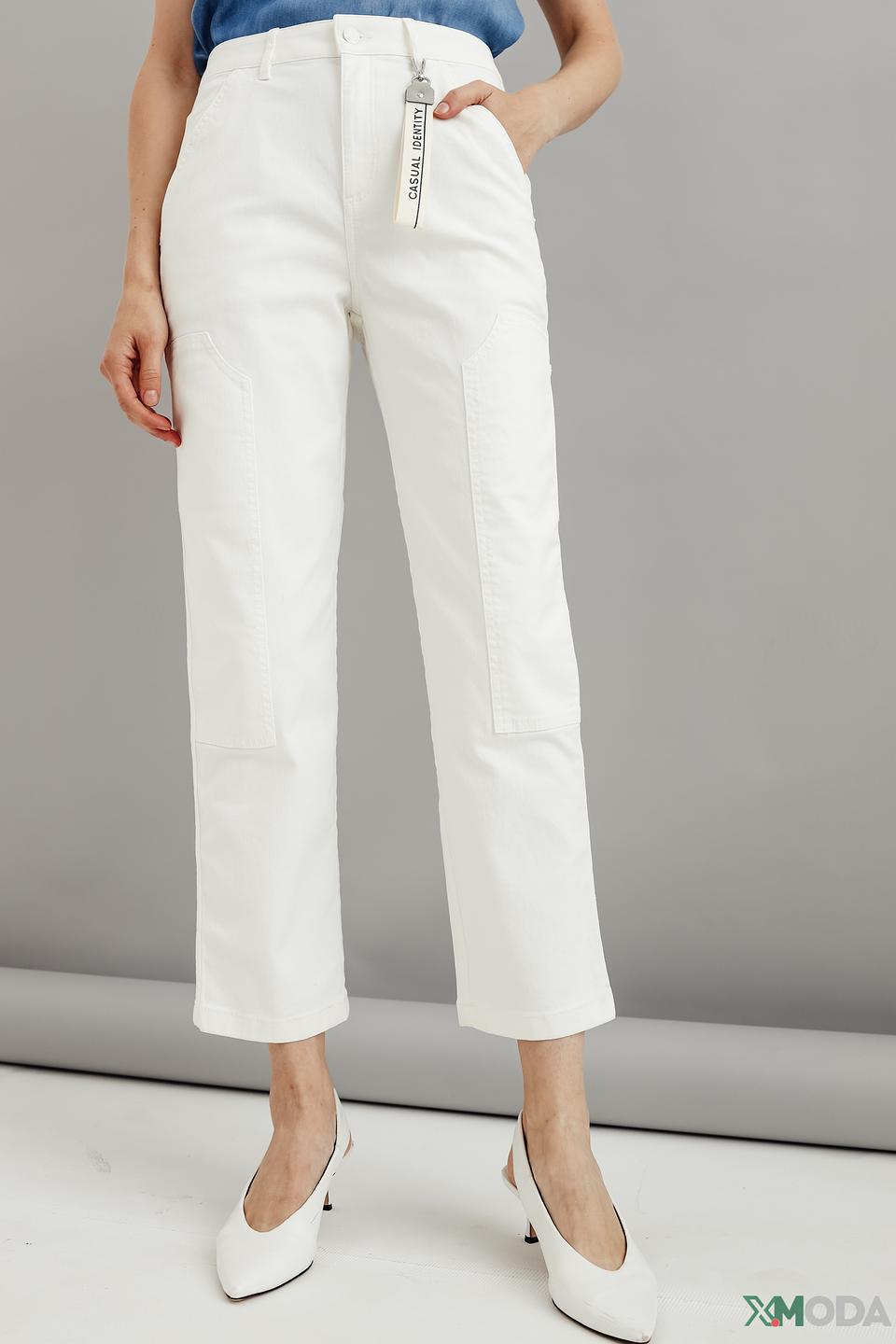 Брюки Comma casual белые