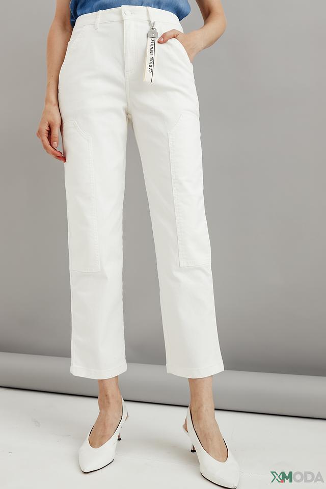 Брюки Comma casual белые