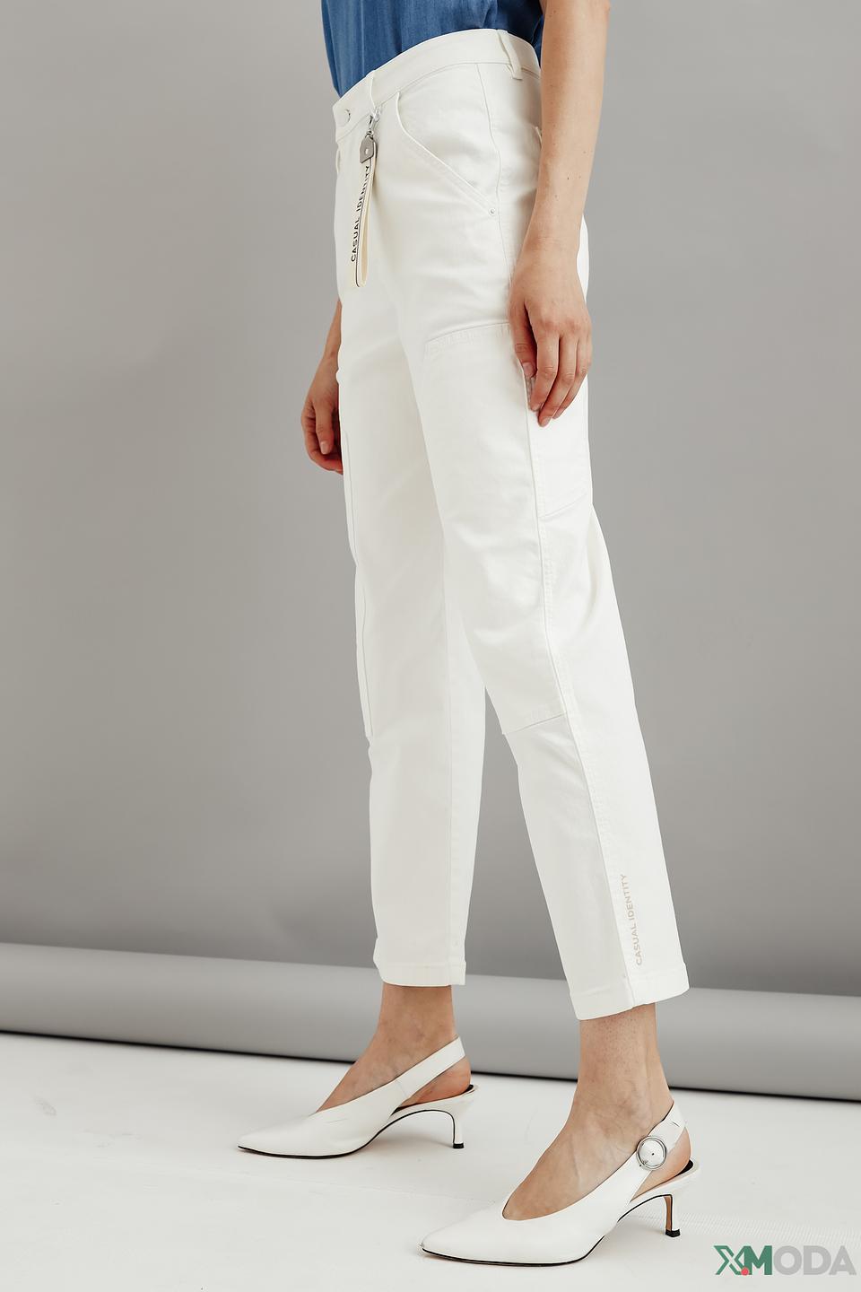 Брюки Comma casual белые