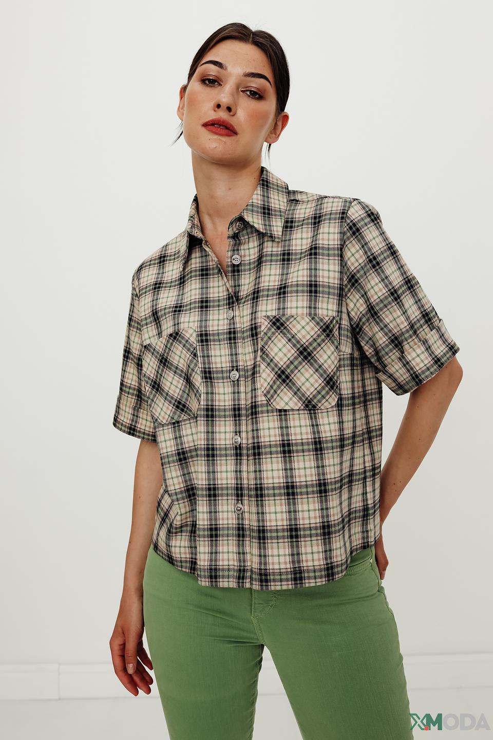 Рубашка Mos Mosh в клетку