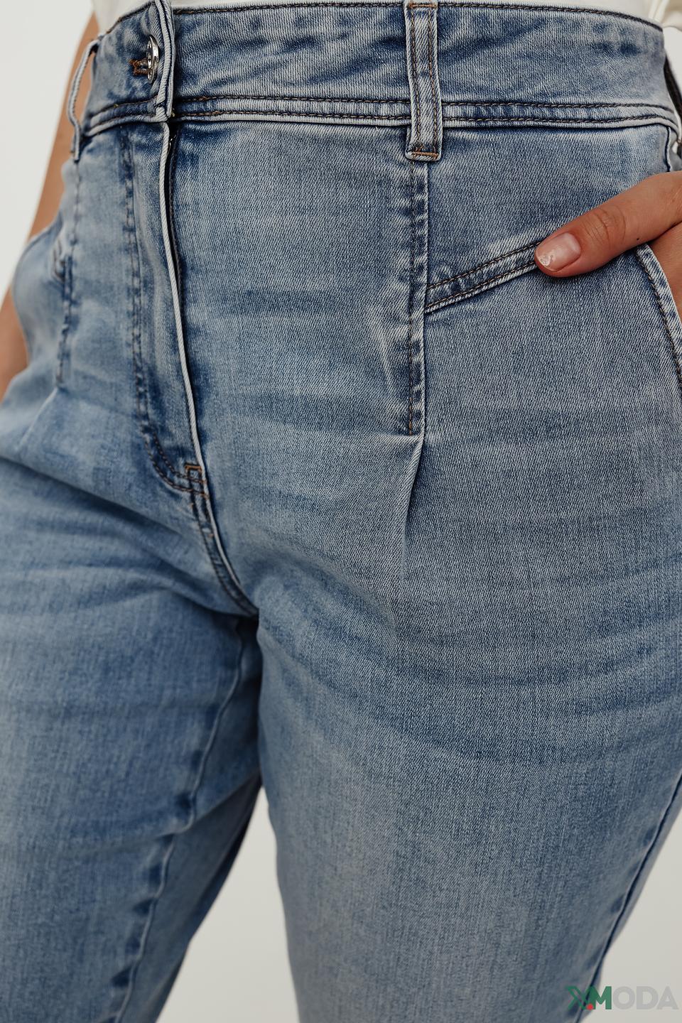 Джинсы Taifun mom fit голубые