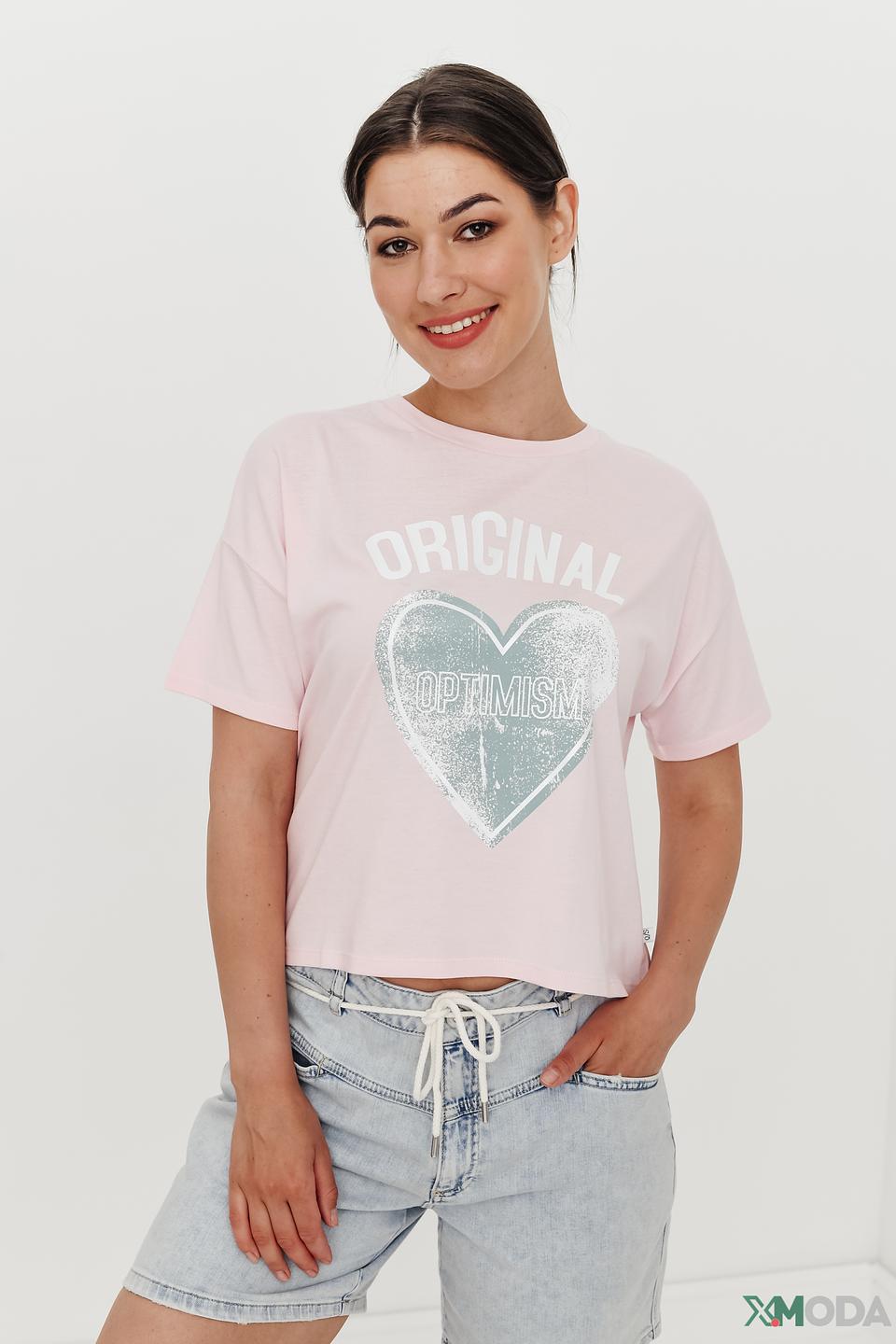 Футболка QS girl с принтом