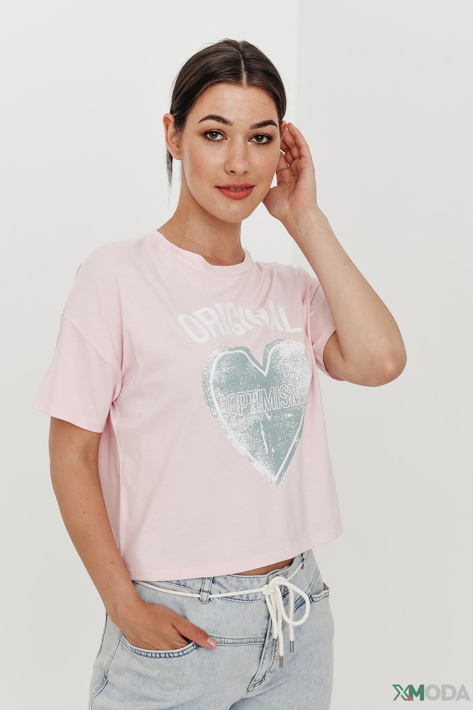 Футболка QS girl с принтом