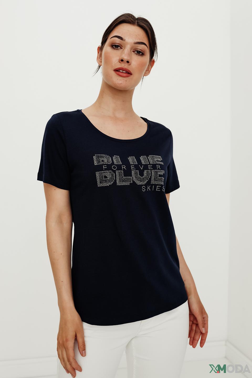 Футболка Monari с кристаллами