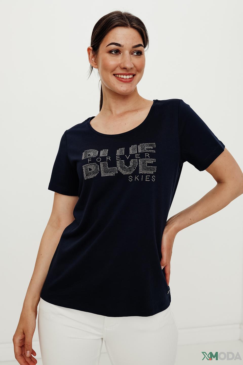 Футболка Monari с кристаллами