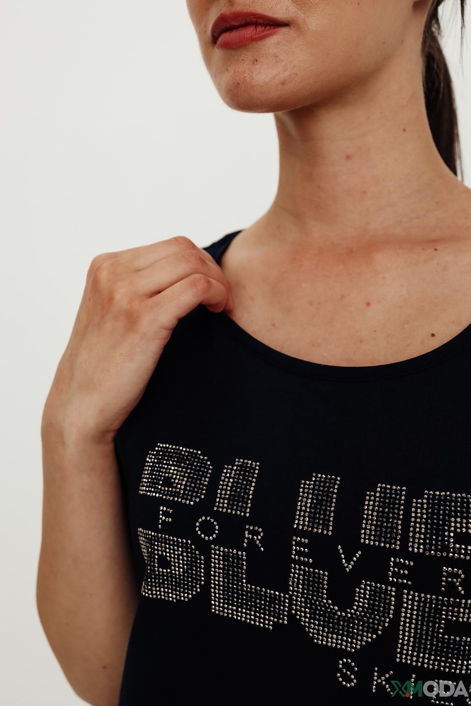 Футболка Monari с кристаллами