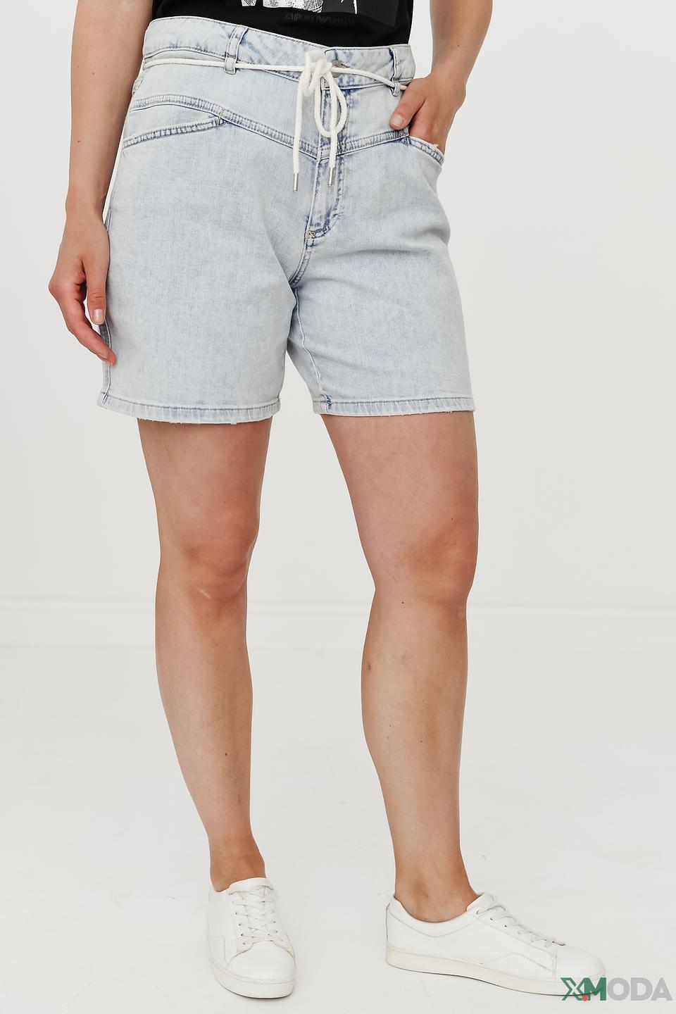 Шорты Oui деним светло-голубые