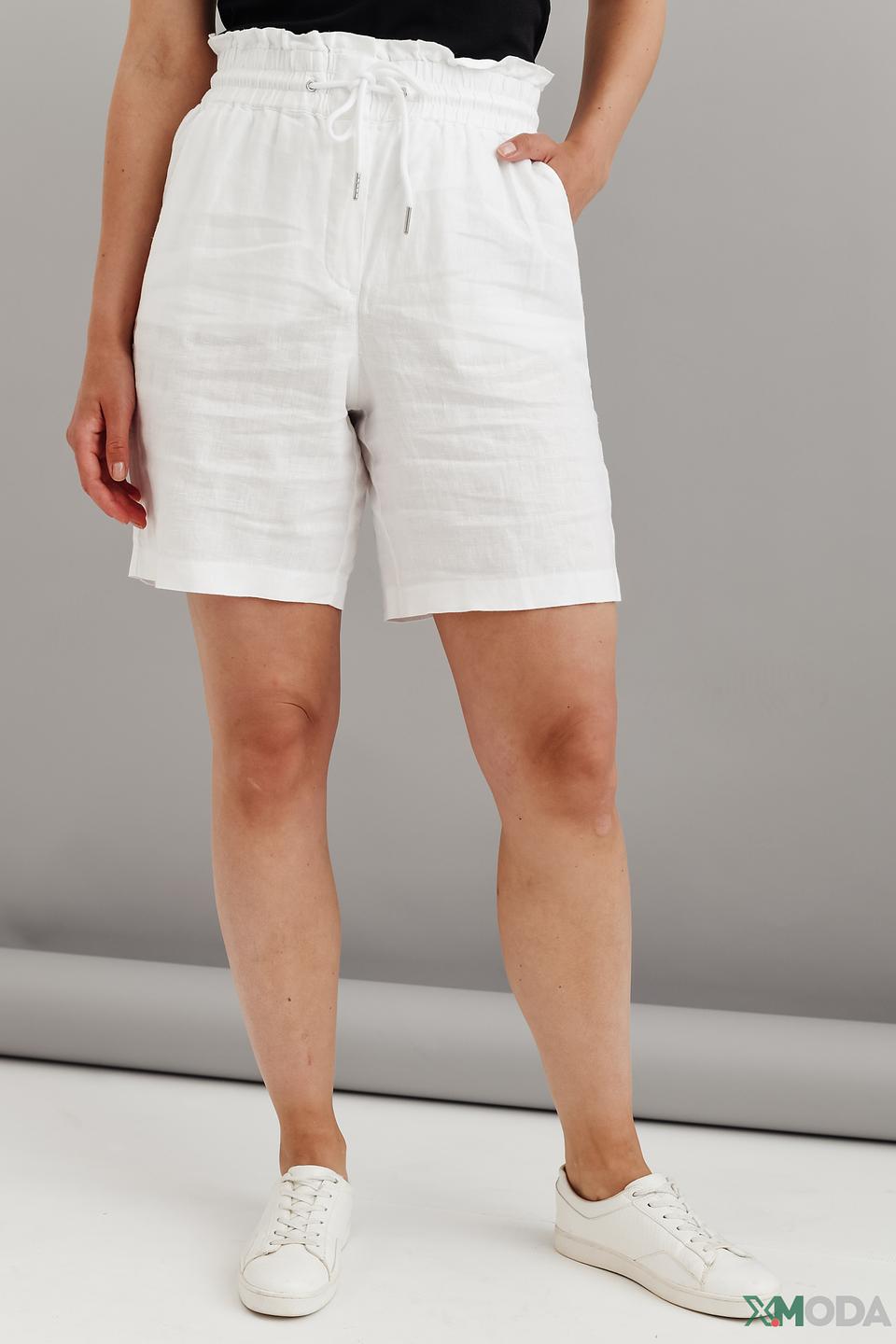 Шорты Marc Aurel льняные белые