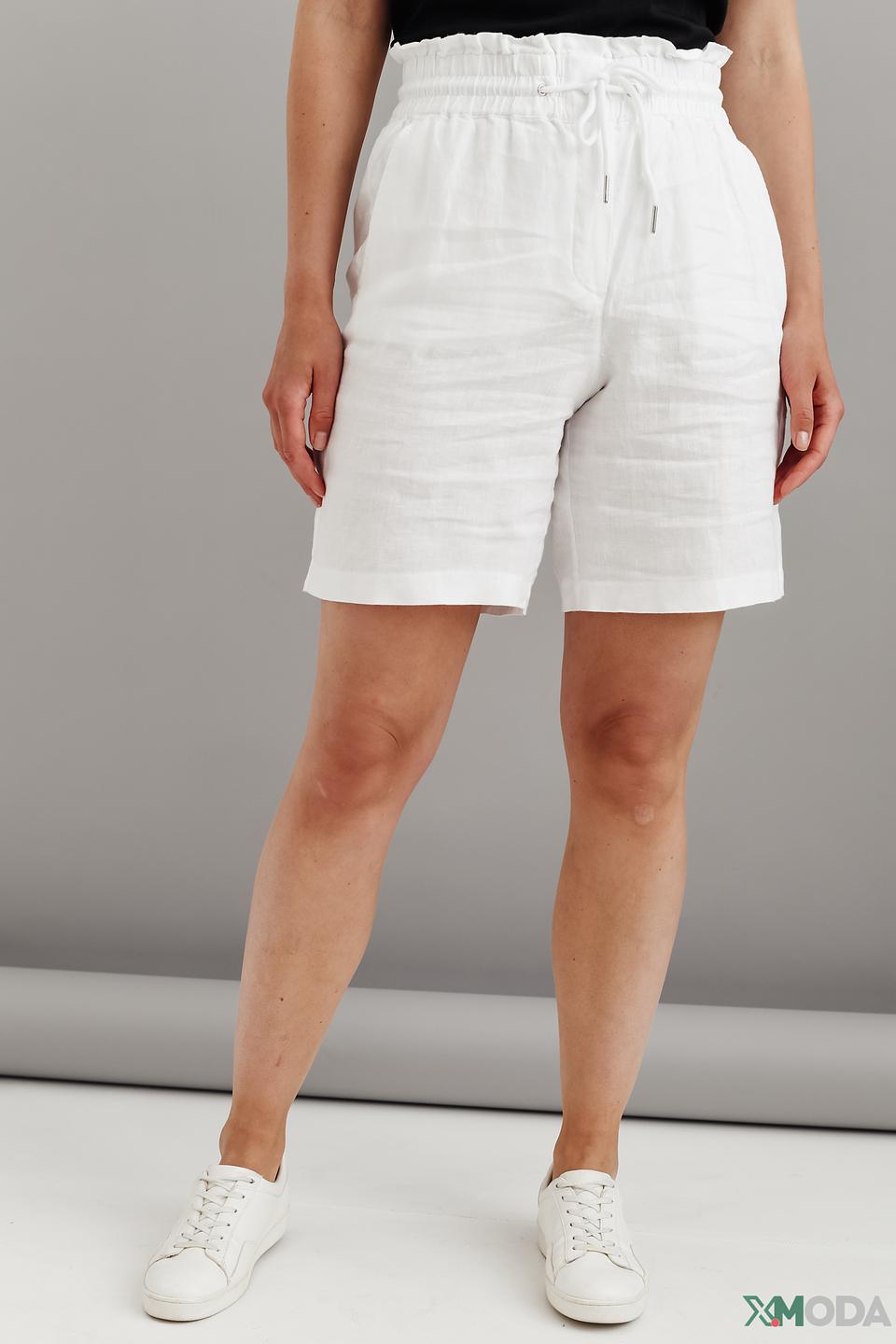 Шорты Marc Aurel льняные белые