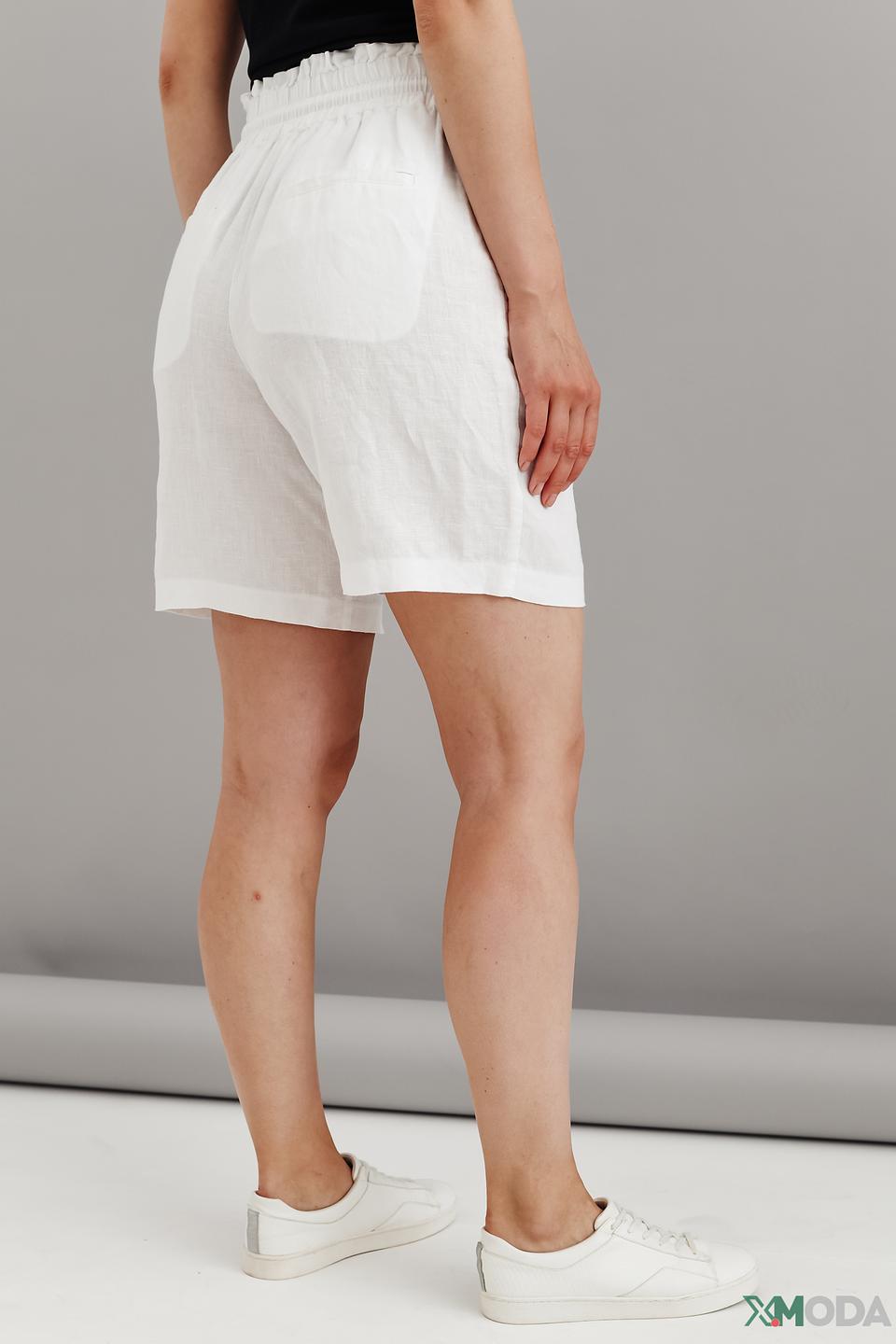 Шорты Marc Aurel льняные белые