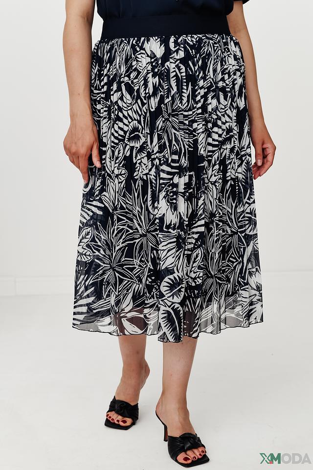 Юбка Lebek с тропическим принтом