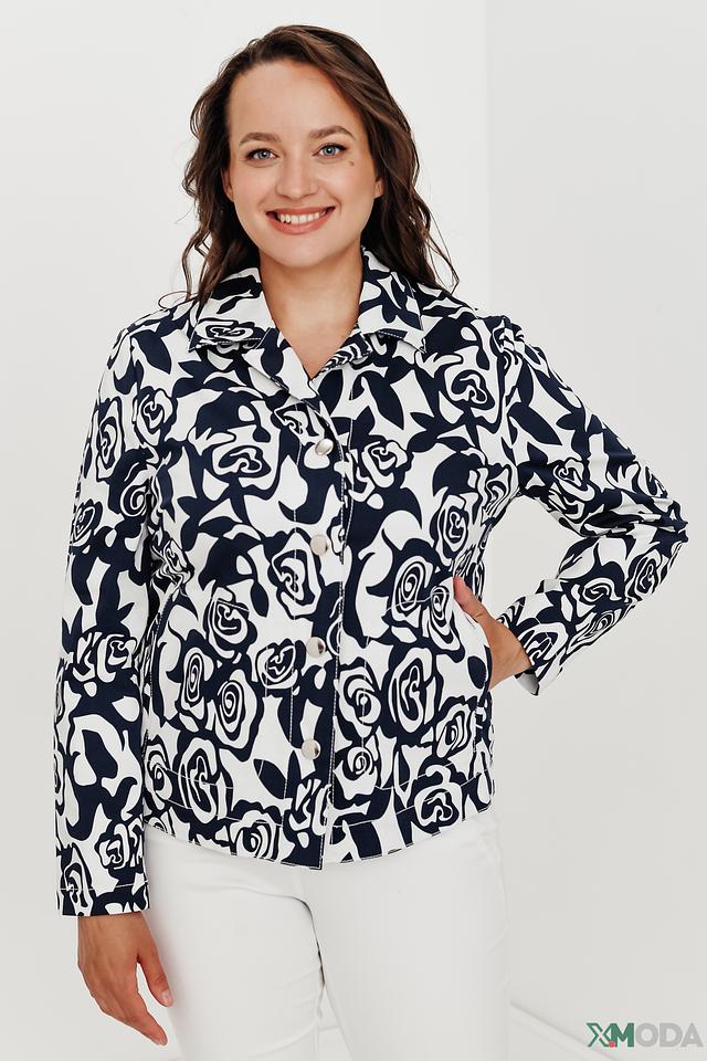 Жакет Frank Walder с цветочным принтом