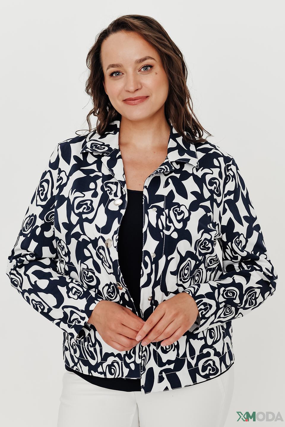 Жакет Frank Walder с цветочным принтом