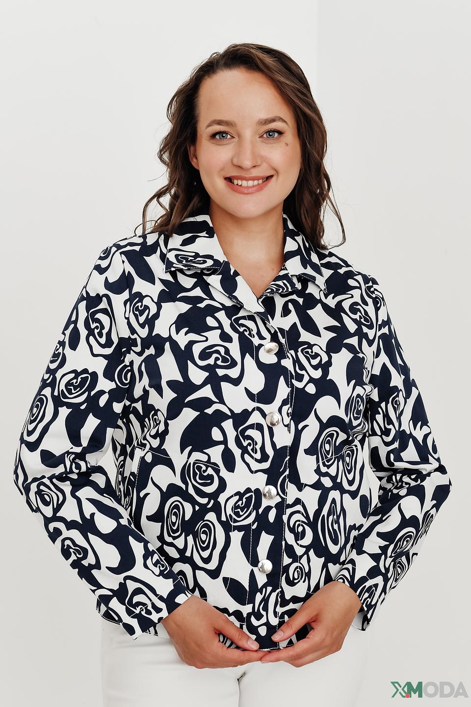 Жакет Frank Walder с цветочным принтом