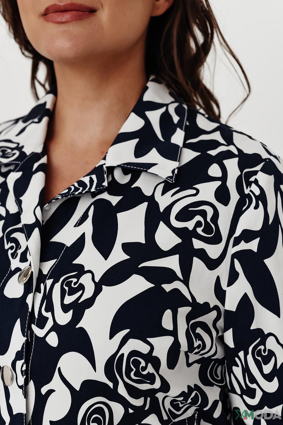 Жакет Frank Walder с цветочным принтом