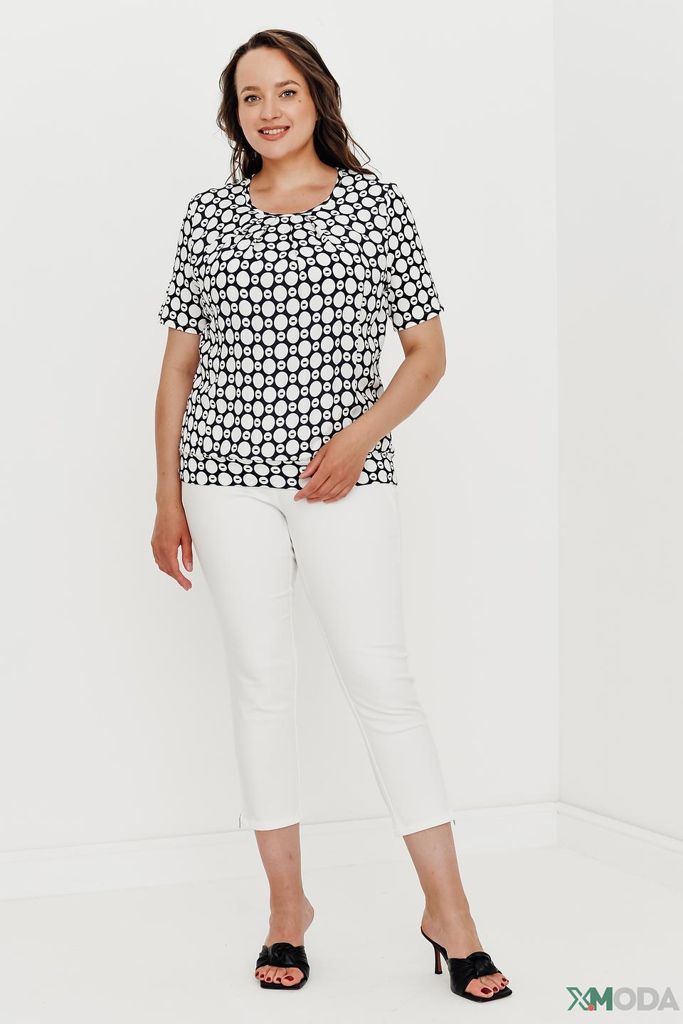 Блуза Frank Walder в горошек