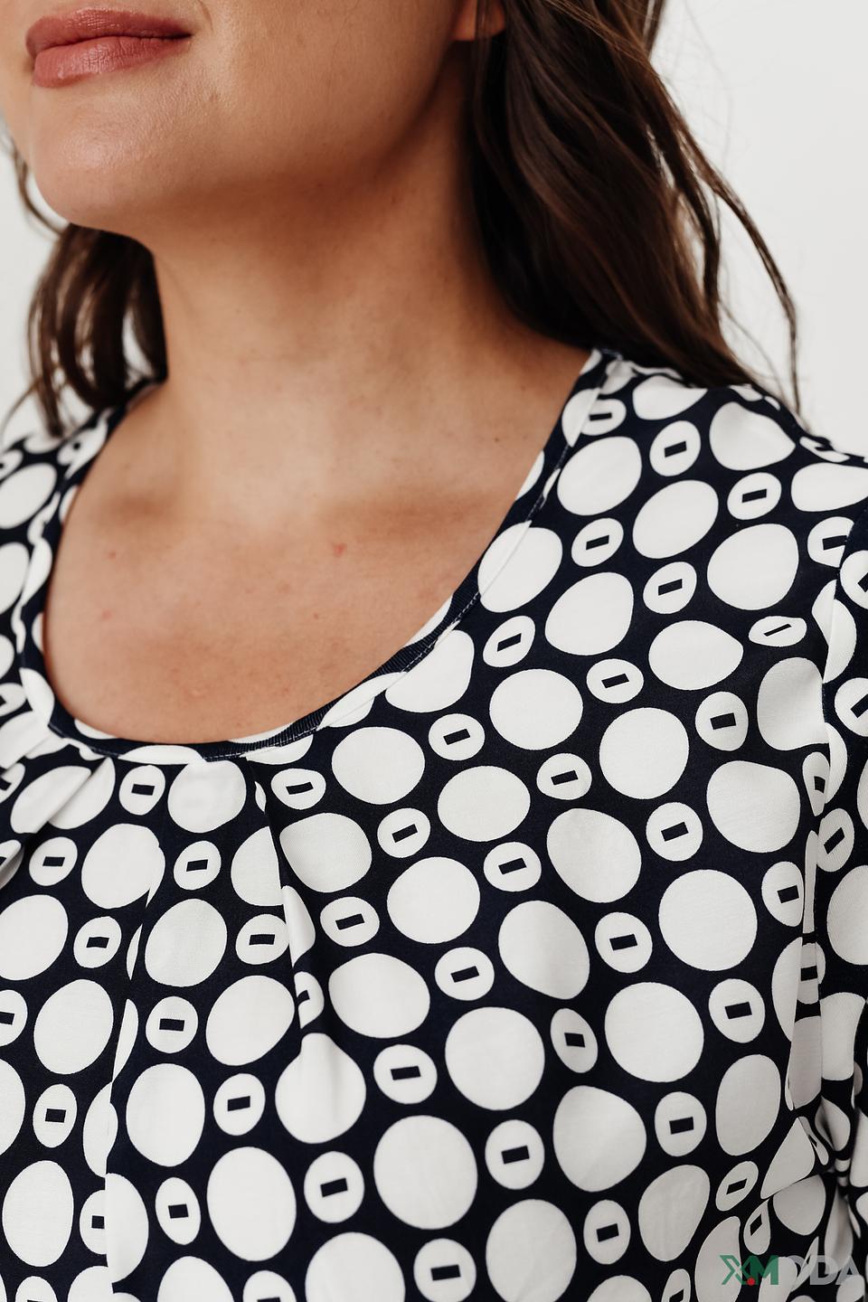 Блуза Frank Walder в горошек