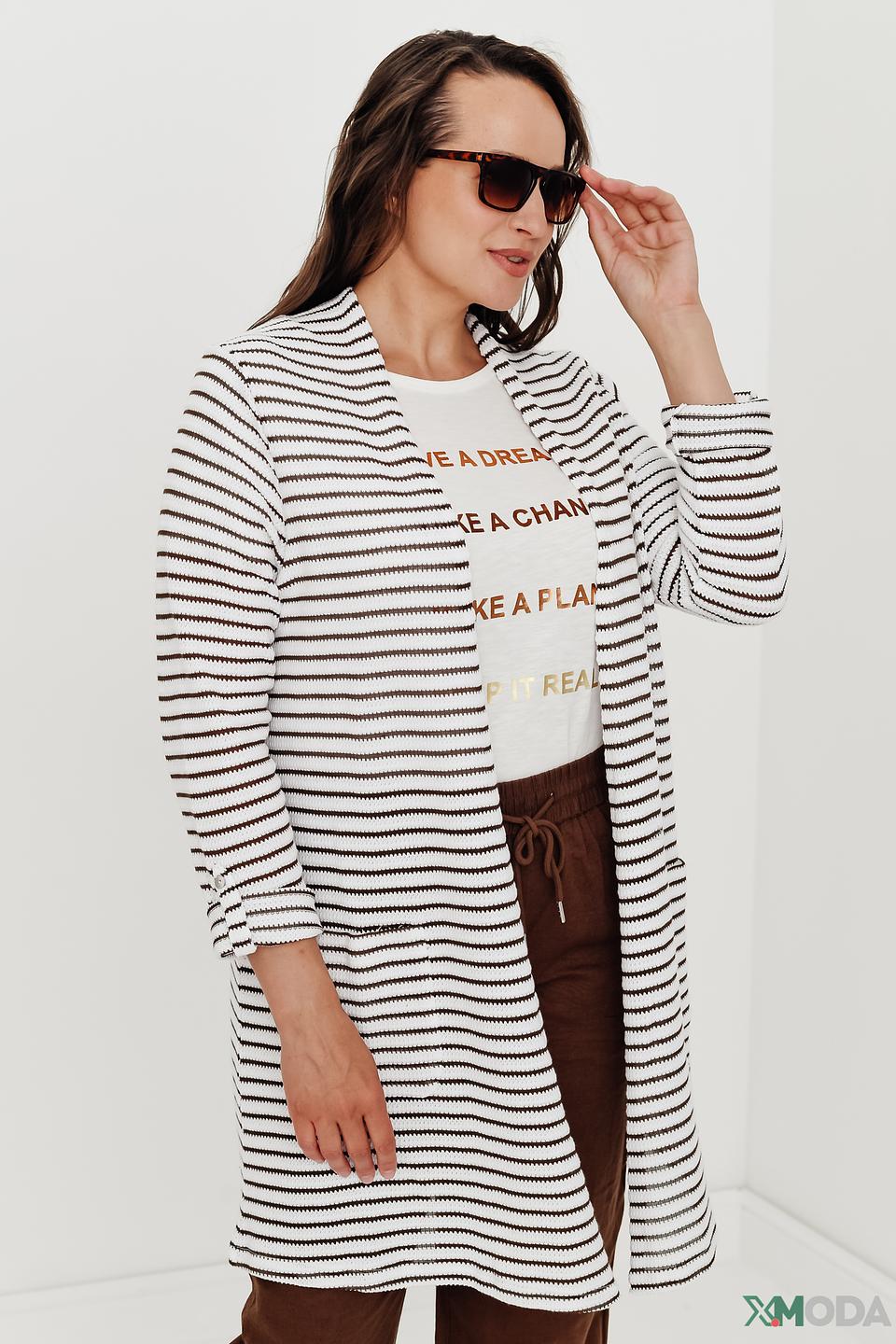 Жакет Frapp в полоску