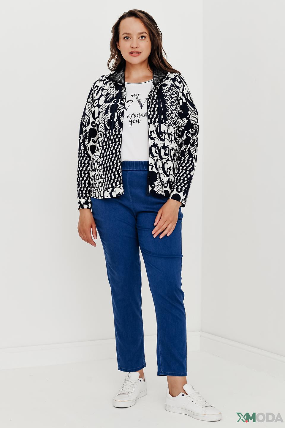 Жакет Frank Walder с принтом чёрно-белый