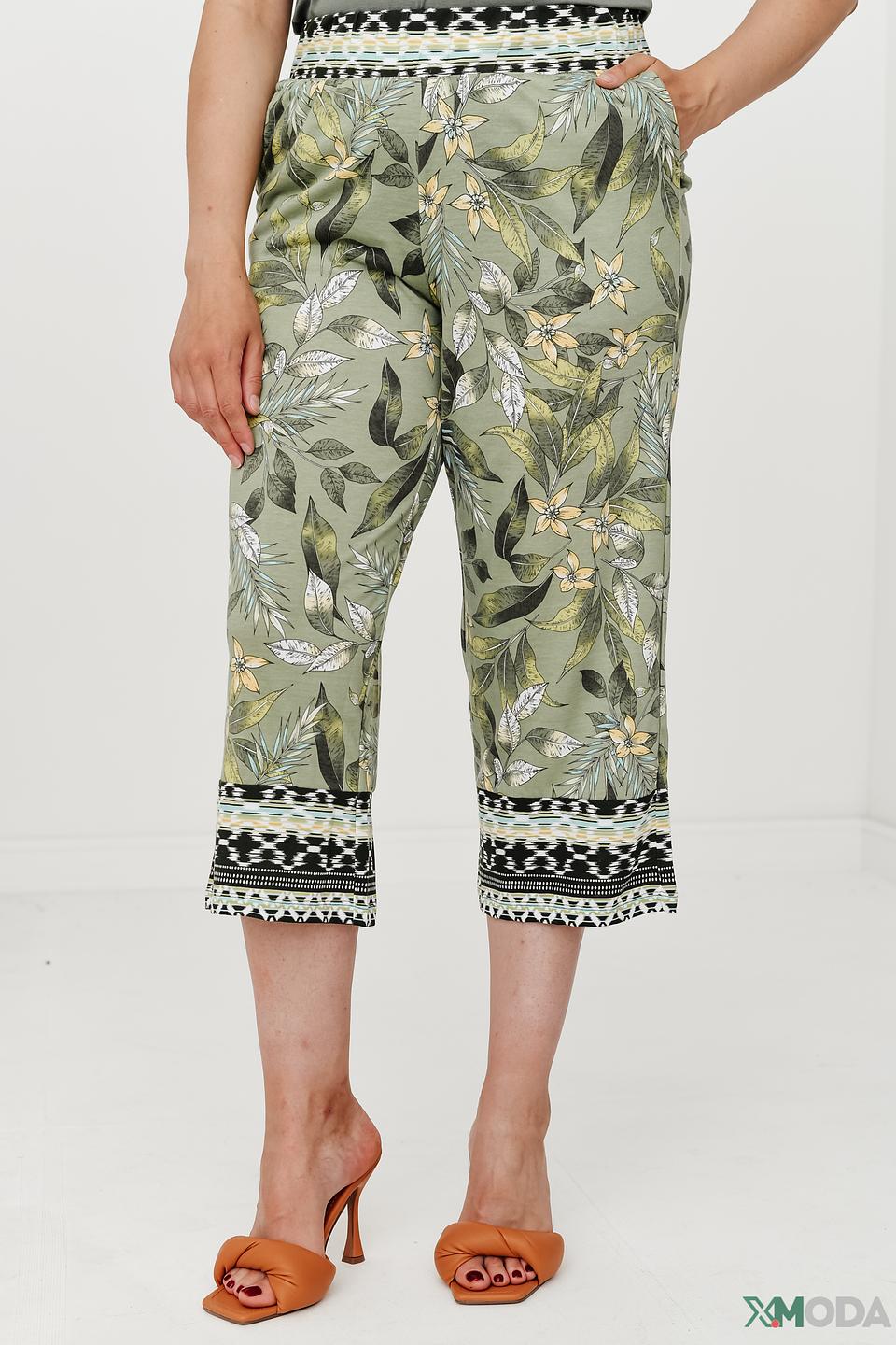 Брюки капри Olsen с принтом