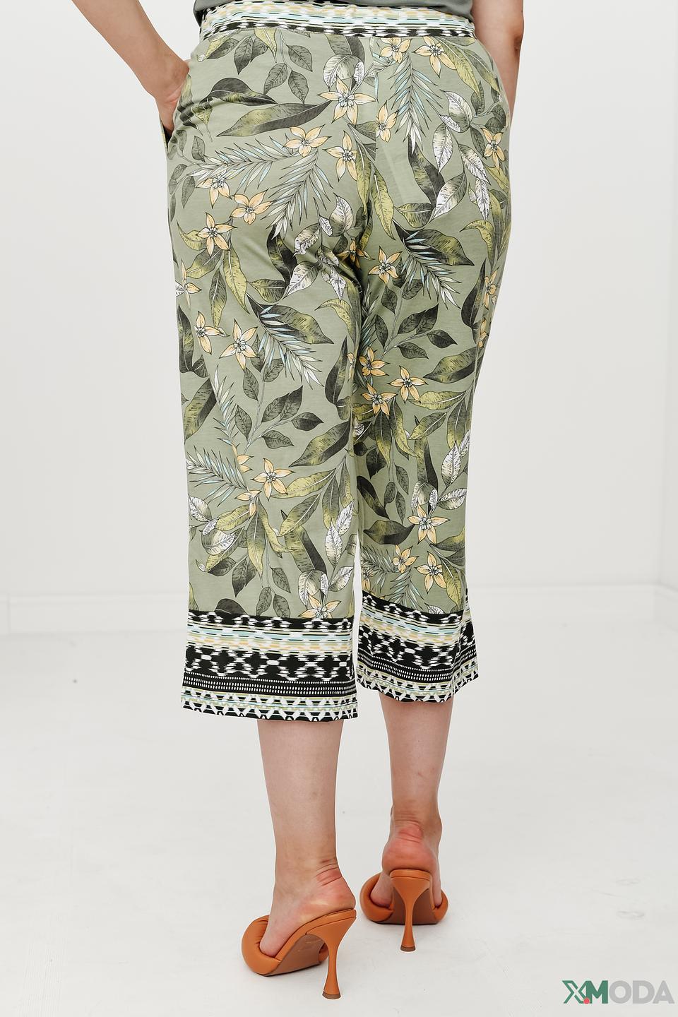 Брюки капри Olsen с принтом
