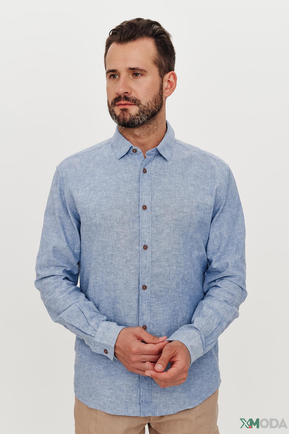 Рубашка дл Tom Tailor голубая