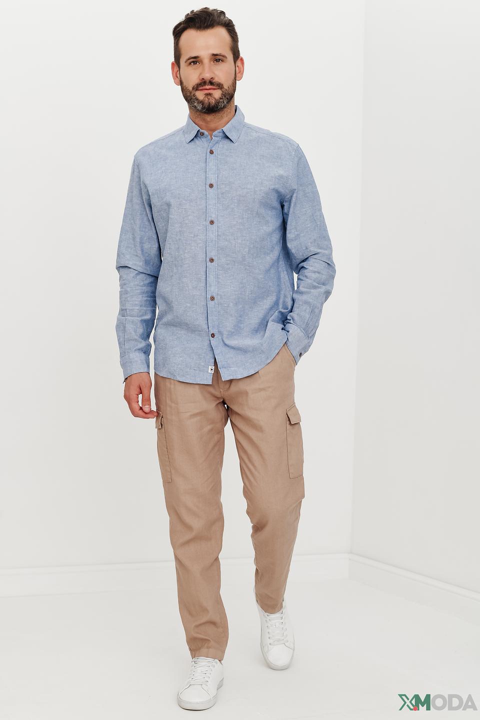 Рубашка дл Tom Tailor голубая