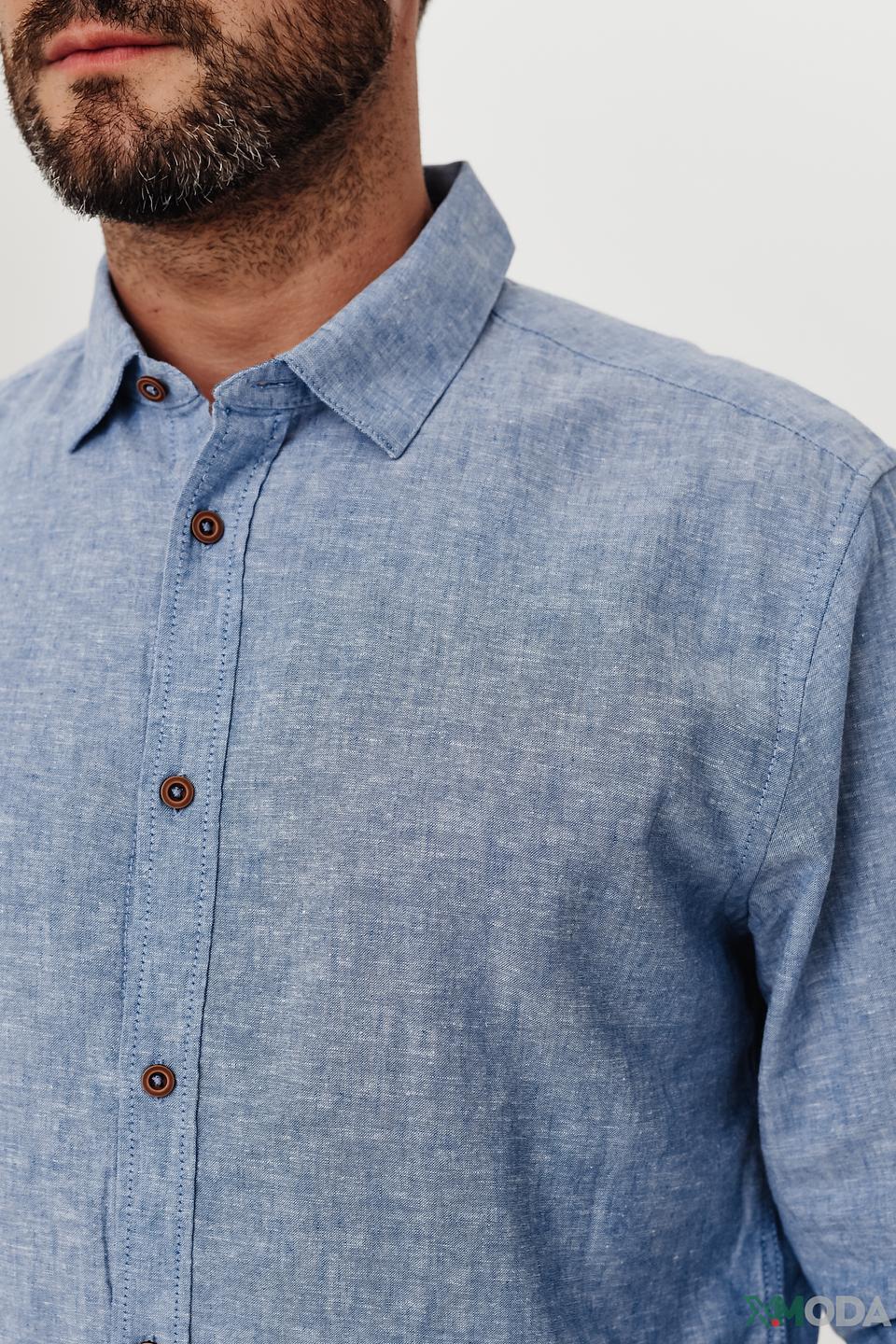 Рубашка дл Tom Tailor голубая