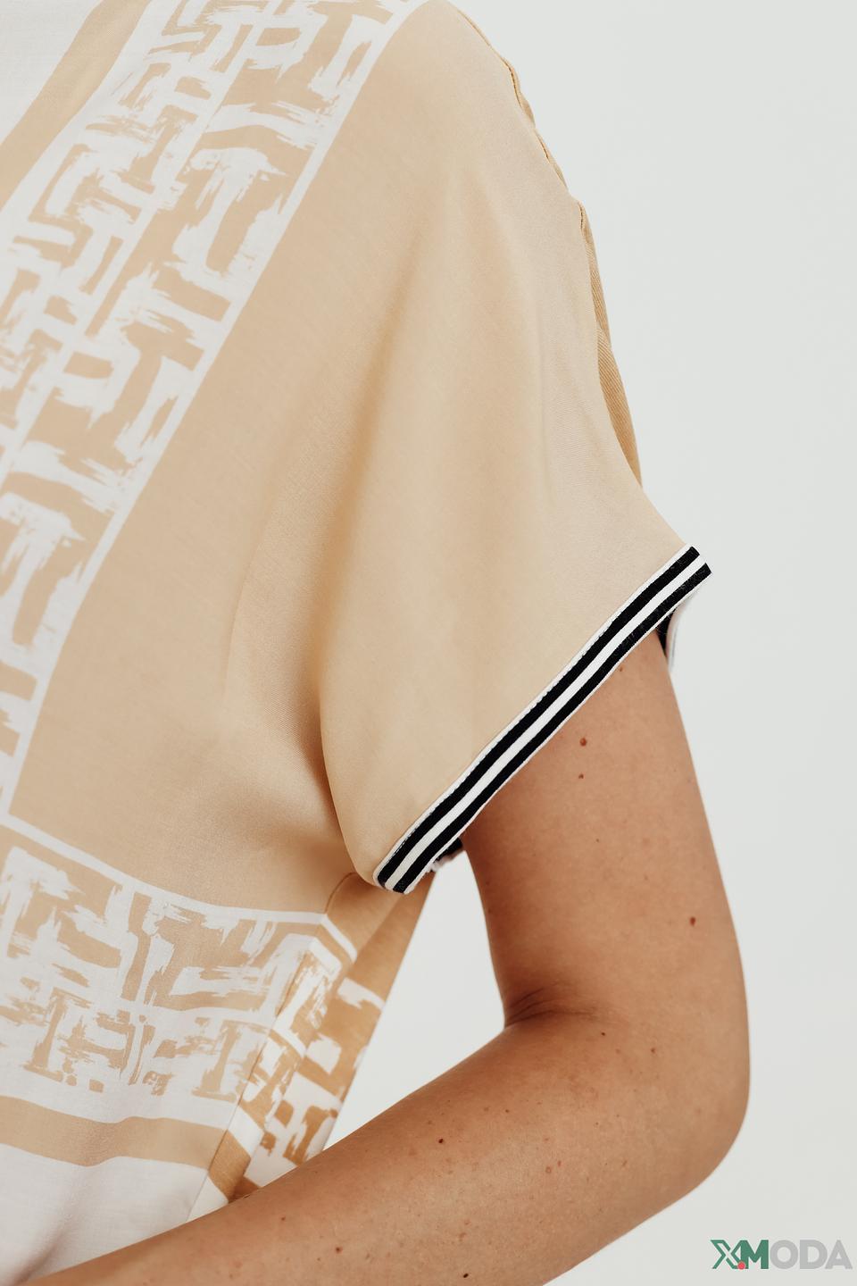 Блуза Gerry Weber с принтом красный