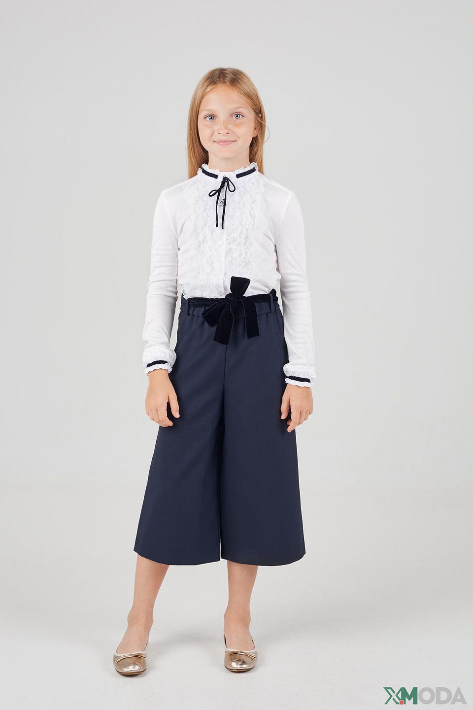 Блузка Choupette с кружевом, белая