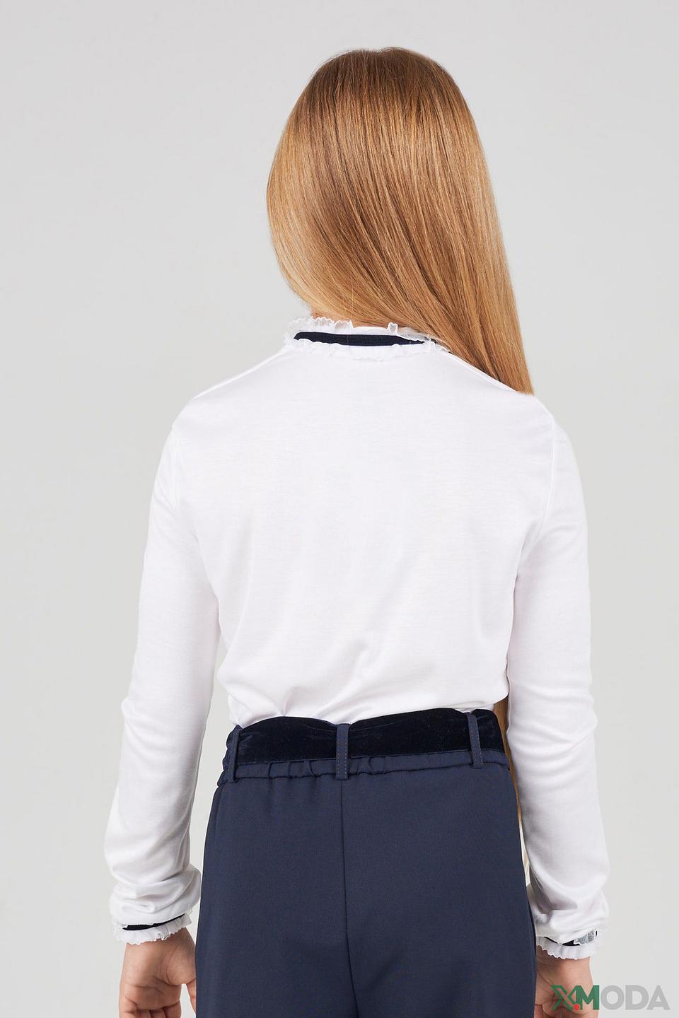 Блузка Choupette с кружевом, белая