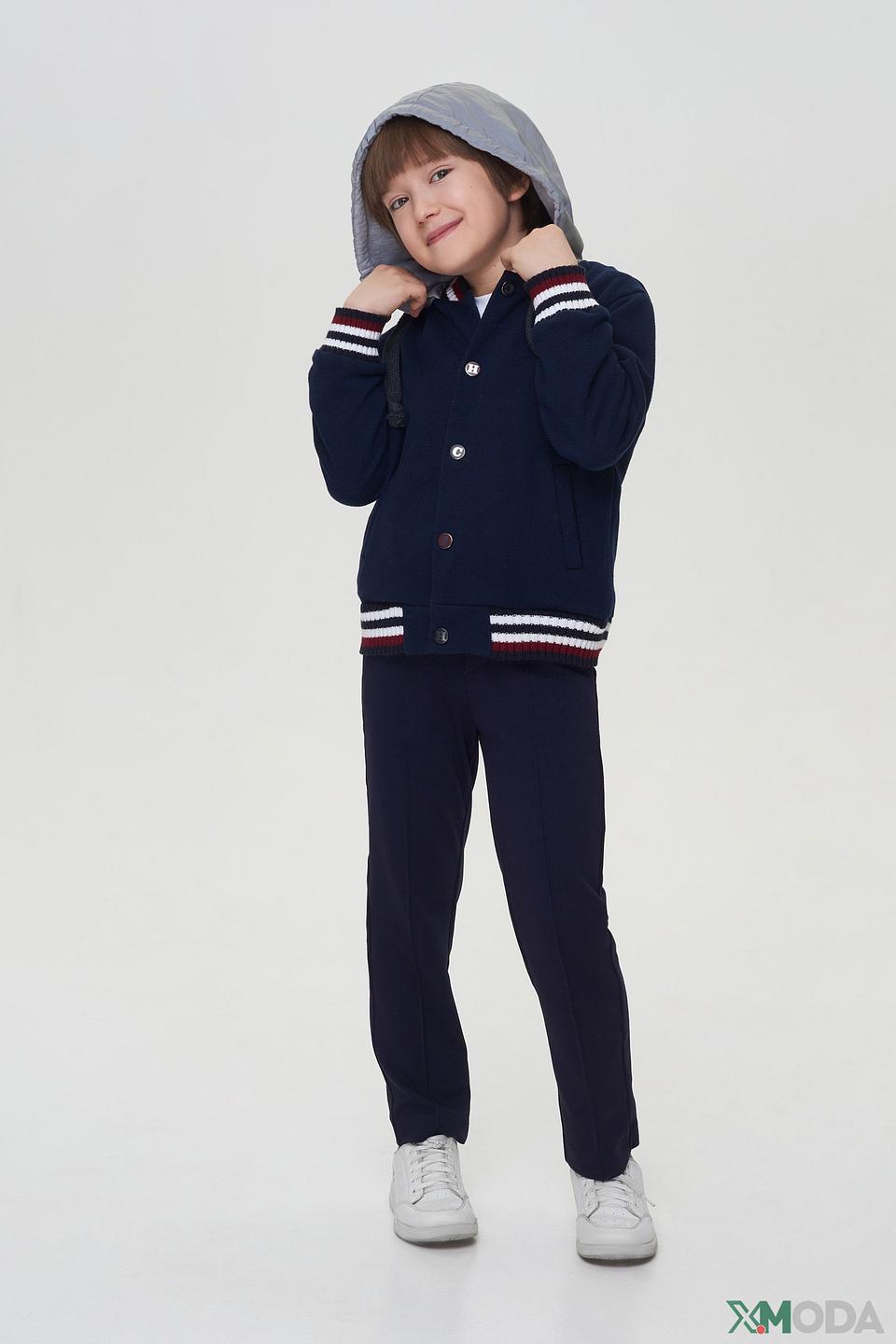 Брюки Choupette синие с манжетами