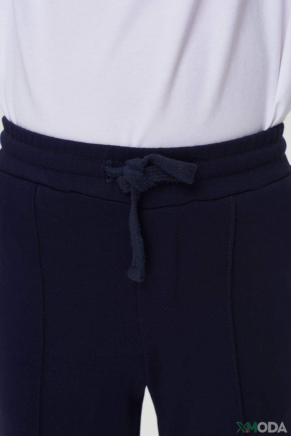 Брюки Choupette синие с манжетами