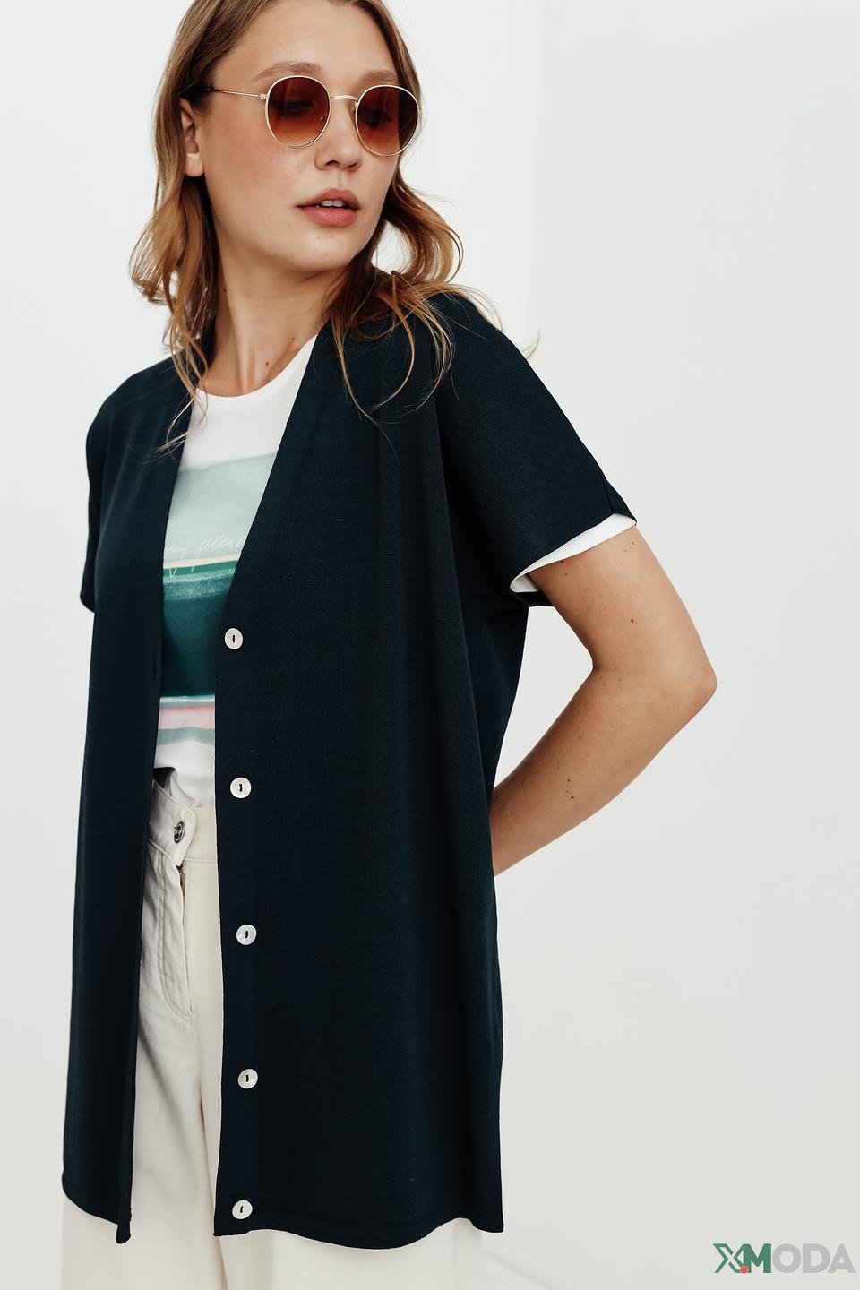 Кардиган Gerry Weber тёмно-зелёный