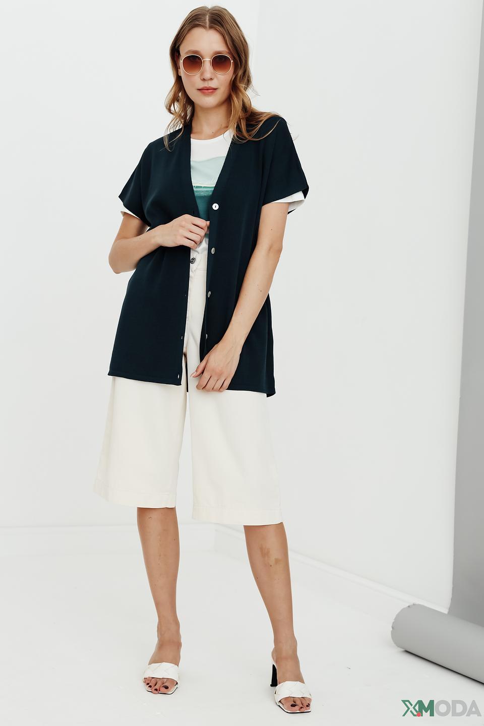 Кардиган Gerry Weber тёмно-зелёный