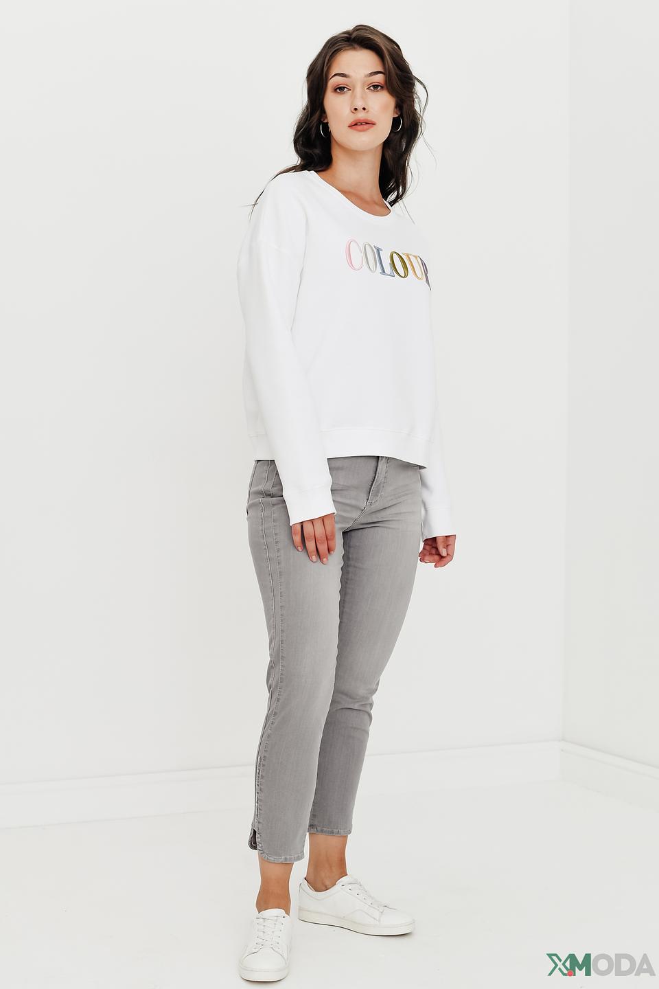 Джинсы Angels серые с потертостями