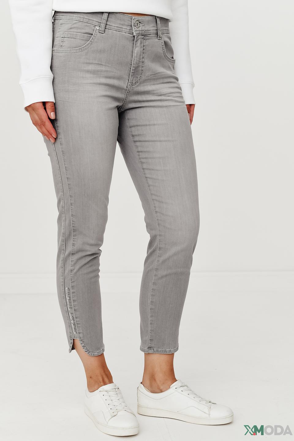 Джинсы Angels серые с потертостями