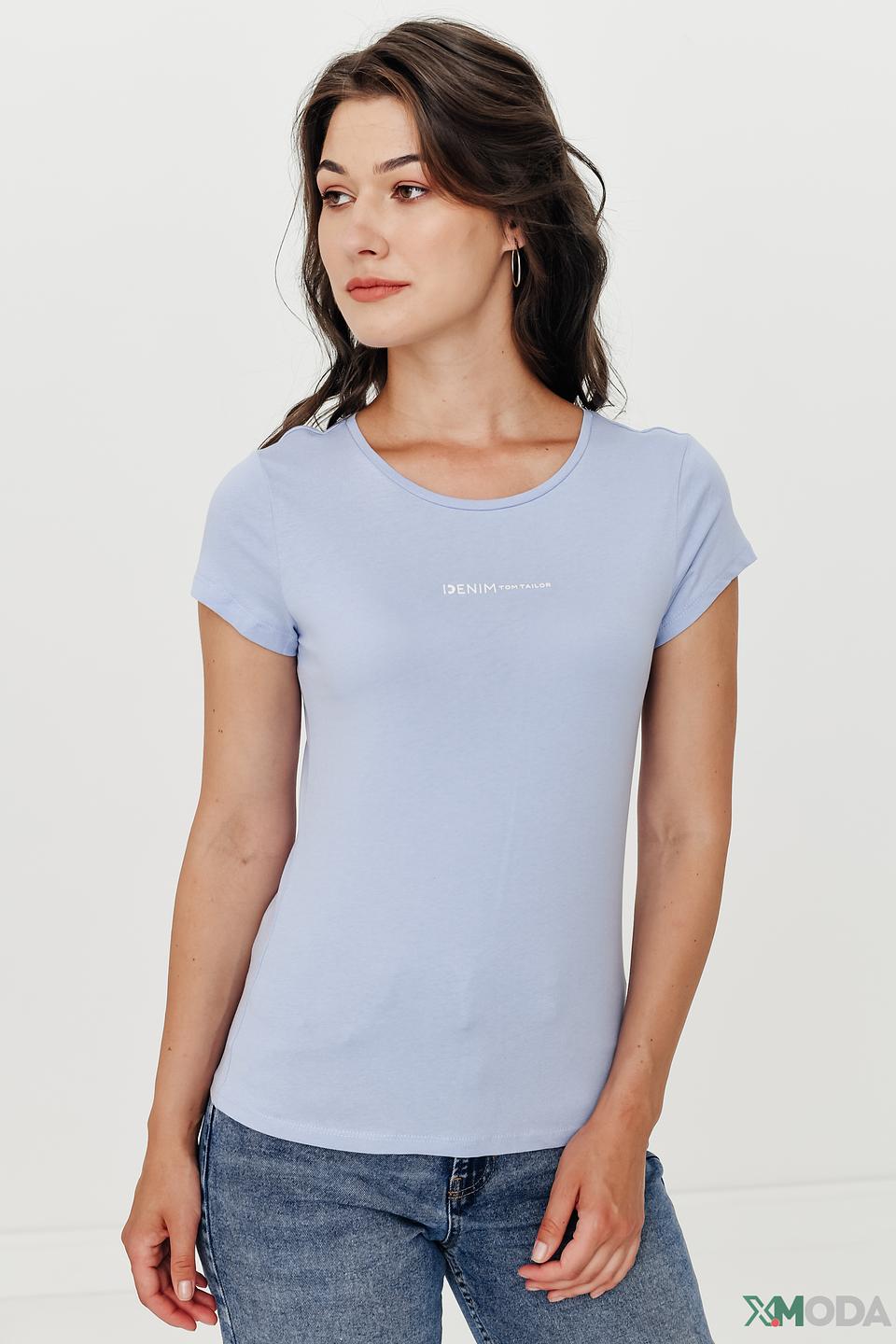Футболка Tom Tailor denim girl голубая