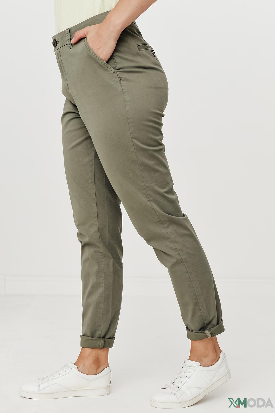 Брюки слим s.Oliver хаки