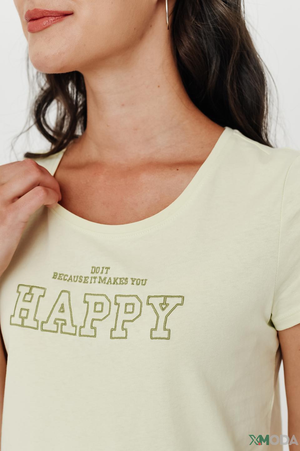 Футболка Tom Tailor denim girl светло-зелёная