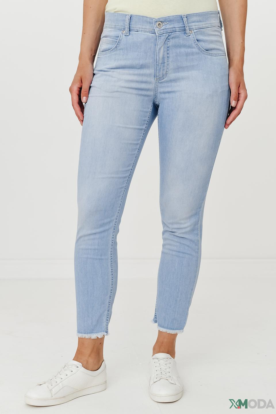 Джинсы Angels с необработанным краем голубые