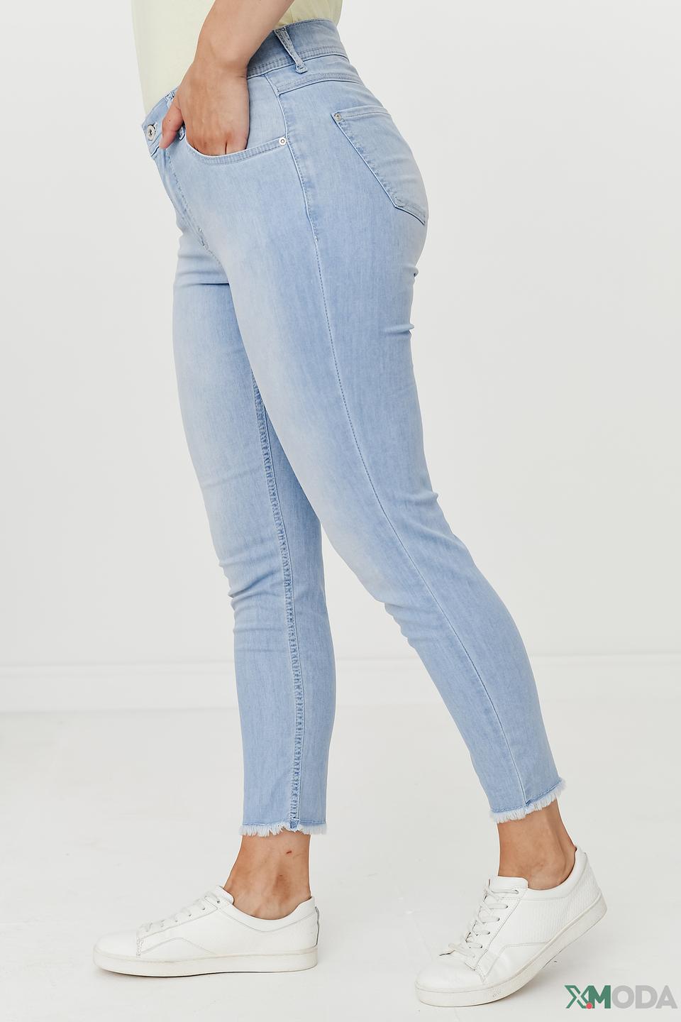 Джинсы Angels с необработанным краем голубые