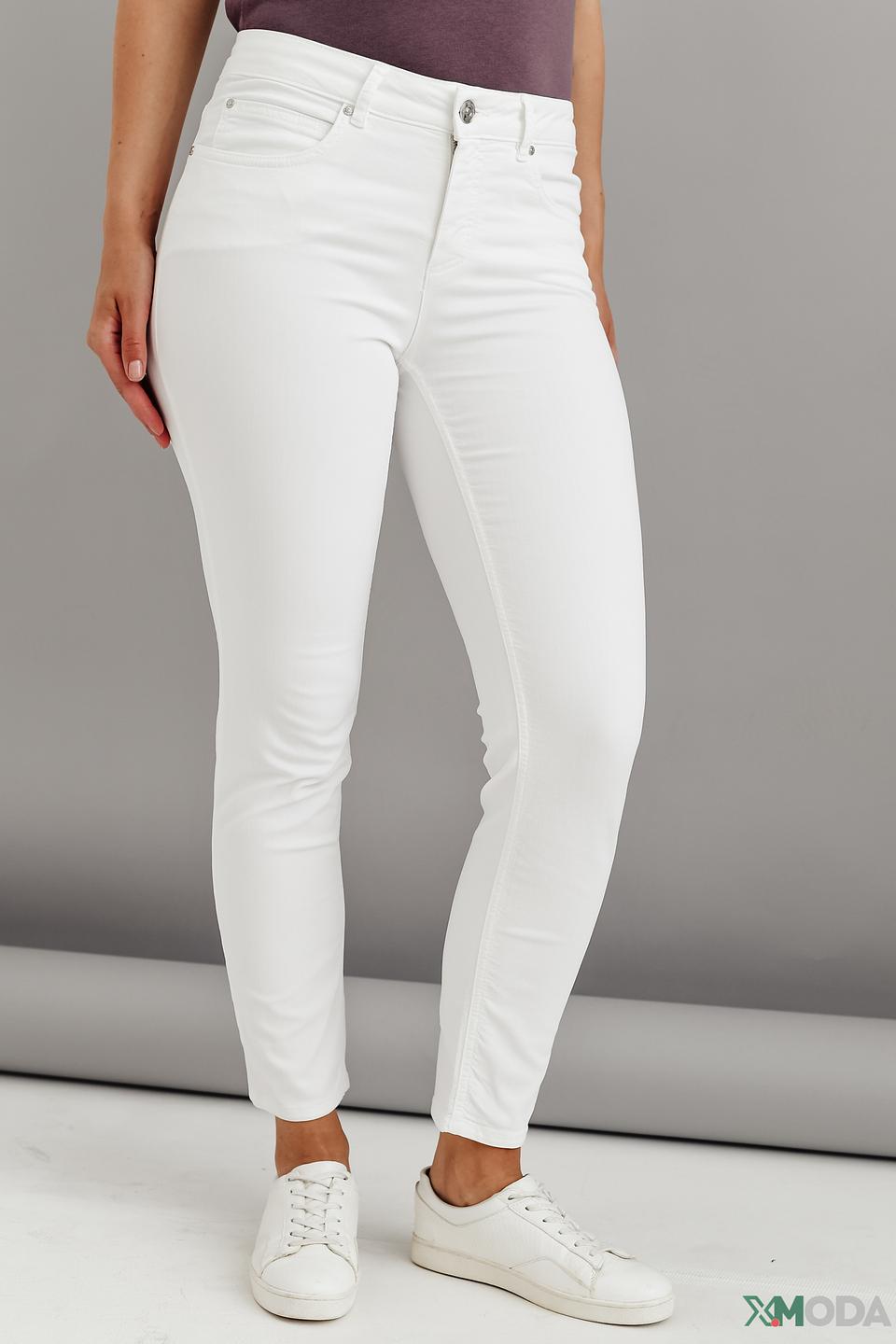 Брюки скинни Oui белые