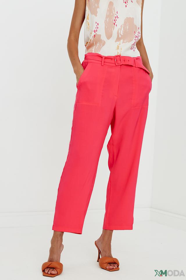 Брюки Taifun фуксия с поясом