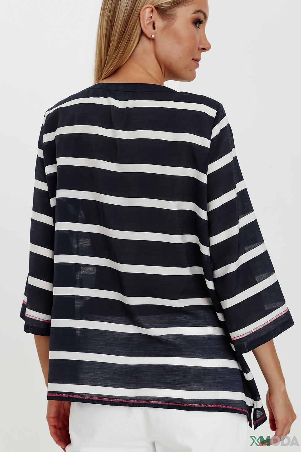 Блуза Tuzzi в полоску с кисточками