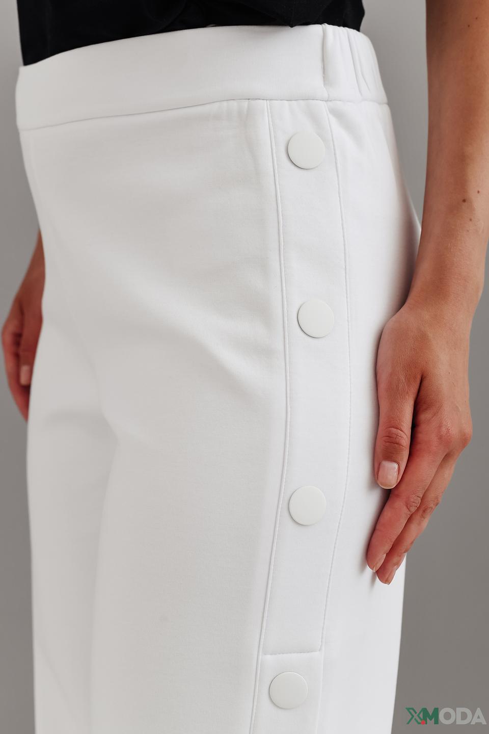 Брюки классические Emporio Armani белые