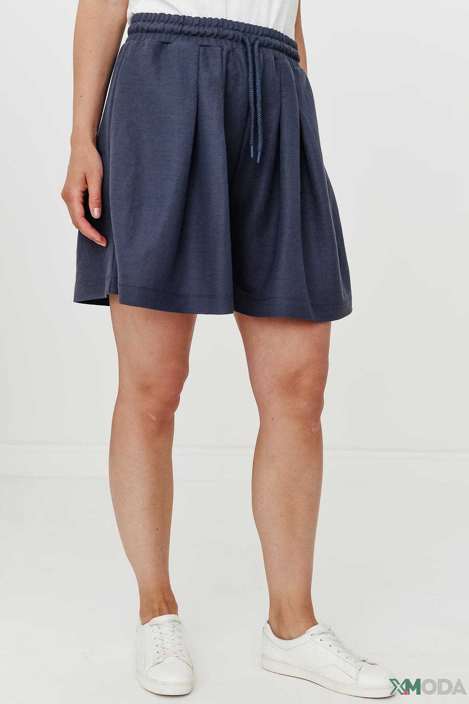 Шорты Emporio Armani синие с завязками