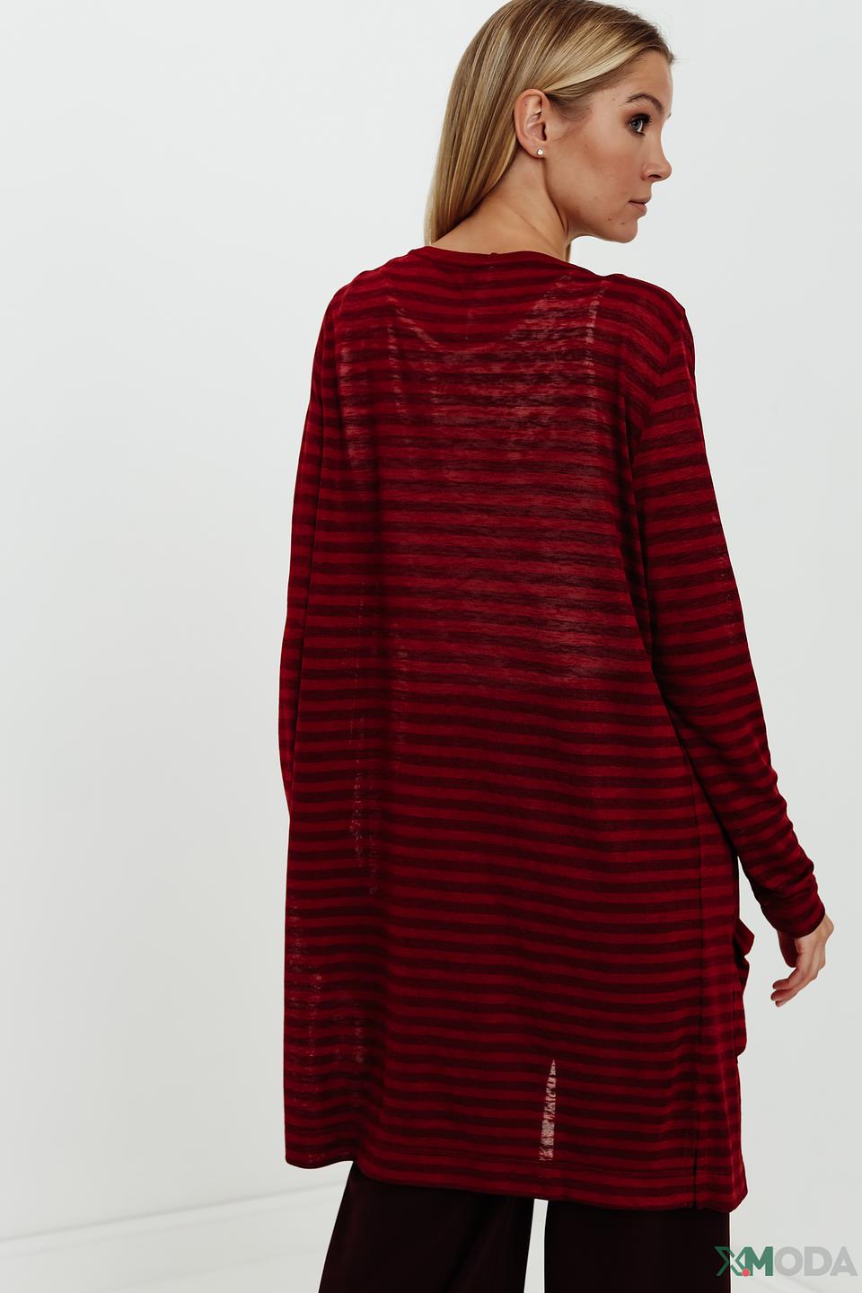 Кардиган Gerry Weber в полоску бордовый