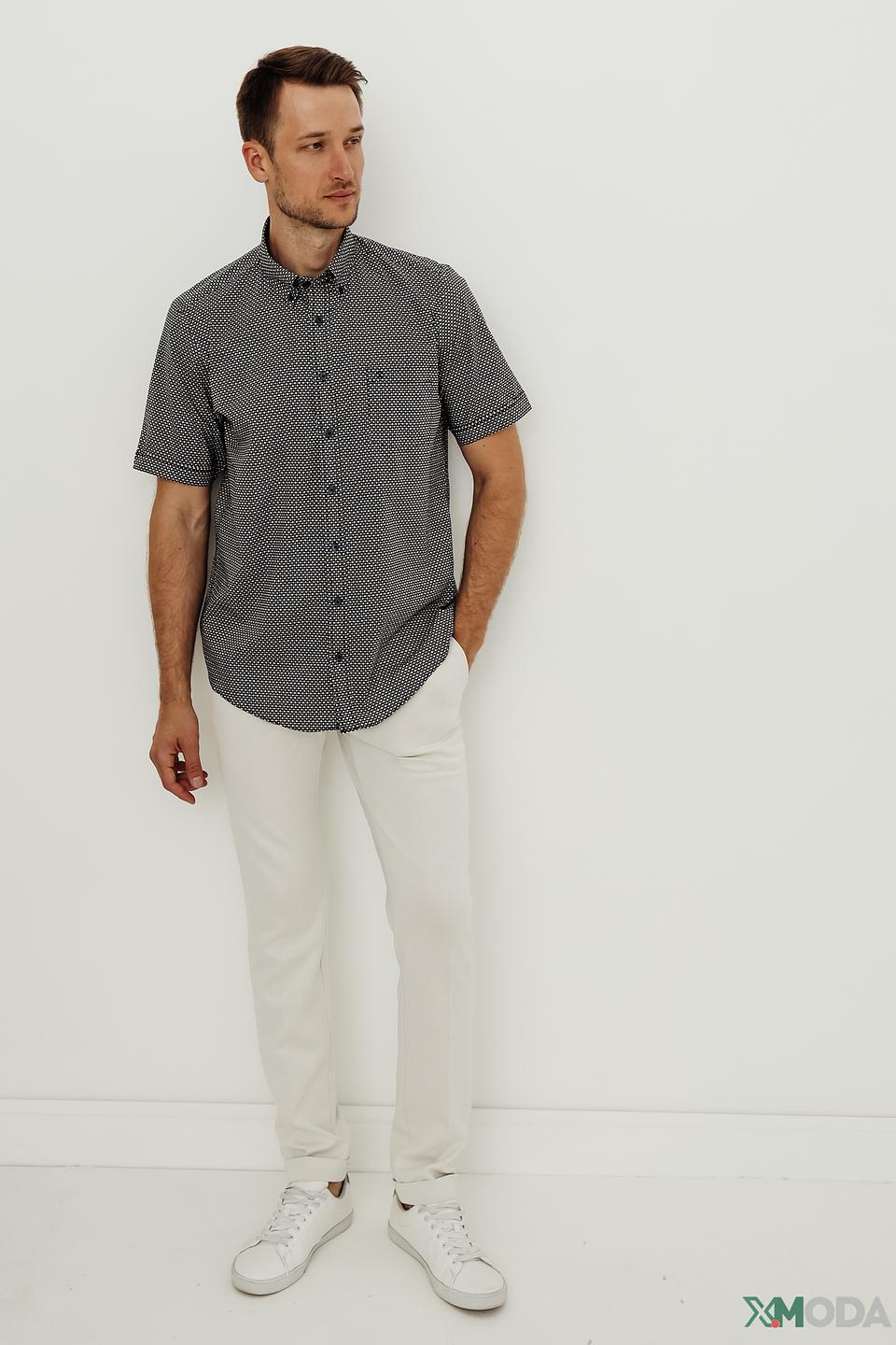 Рубашка кр Casa Moda в горошек